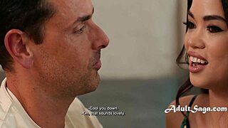 dude ryan's munching angelina moon's petite asian pussy... so intimate and yummy!!