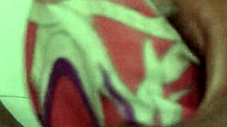 Indian aunt neighbor cums hard on silk saree