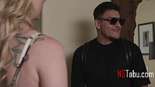 Step mom milf squeezes daddy's poison from shaved pussy