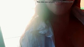 Neighbors Watch Me Masturbate Bent Over Squirting Pussy Outdoor