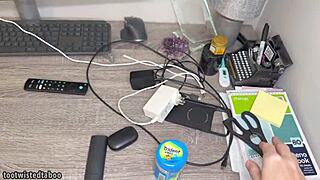 Spying Stepbro Stuffing Stepsis with Big Cock Doggystyle Cowgirl Creampie on Huge Tits