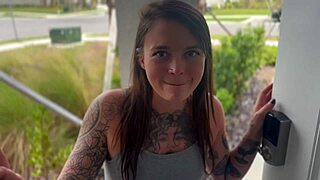 during sex therapy he bareback breeds athletic step sister's big pussy lips