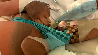 hey that horny black college teen got caught fingering her tight pussy now what?