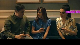 Party THREESOME bangs horny TEEN with MILF couple