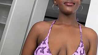my ebony milf neighbor cheats with stepsister's american husband pounding her doggystyle deepthroat