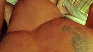 BUSTY REDHEAD WIFE'S FAT ASS BENT OVER FOR DOGGY ANAL CREAMPIE!