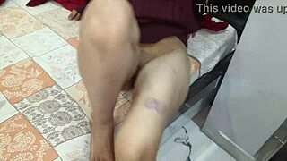 innocent curvy bbw finds condom and gets fucked hard by muscular daddy