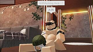 What if a cute blonde traded innocence for soldier's hard one-on-one creampie?