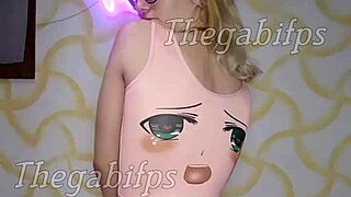 thegabifps hot portuguese anime cosplay ahegao tease