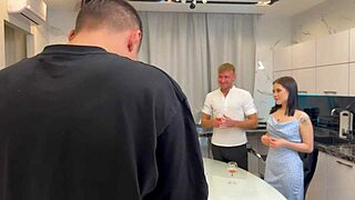 damn we tricked those college girls into wild orgy sex party