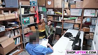 Shoplifting Teen Picks Huge Cock Over Cops' Punishment