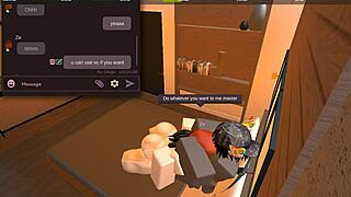 monster cock explodes cum in mouth during sexy roblox condo action part 10!