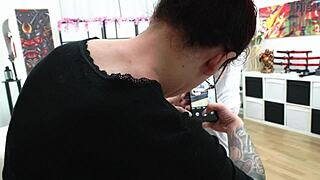 emily pink's gaping asshole takes dry anal dap deepballs backstage no pussy just rough rimming