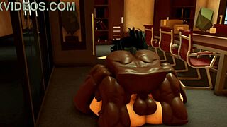 big black cock boss bends over office big tits for rough afterwork pounding