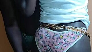 ebony 18yo sneaks into my bedroom at midnight for tight pussy ride