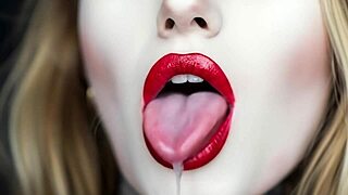 smoking lips fetish blow while puffing