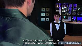 Chubby Cougar MILF Wife Sucks Hubby's Dick While Stranger Fucks Her Pussy