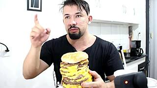 Massive milf pounded relentlessly after devouring xvideos burger king feast
