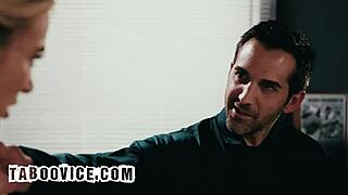 Blonde Slut's Classroom Ride Turns Wild with Professor's Deep Cock Thrusts