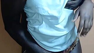 ebony 18yo sneaks into my bedroom at midnight for tight pussy ride