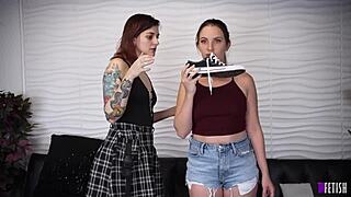 ashlynn taylor and mia hope stinky foot worship accident mesmerizes you