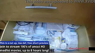 relax with lilith rose's backstage gyno exam in latex gloves pov