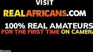 Young 18+ African Couple Sneaks Away for Passionate Bent Over Doggystyle Fuck