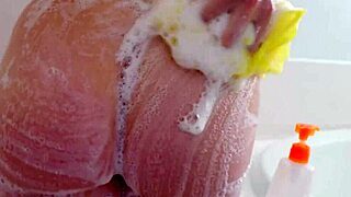 BIG Booty STEPMOM MILF Caught SHOWERED by Stepson FUCK