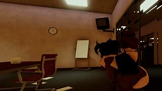 big black cock boss bends over office big tits for rough afterwork pounding