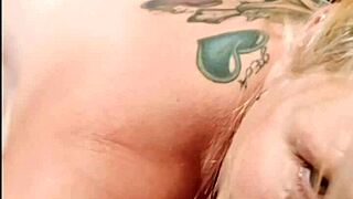 Busty barefoot granny wife cheats with DrBlackJohnsonXXX for interracial creampie pounding