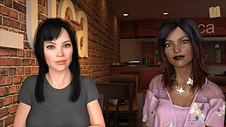 Amateur brunettes Robin and Kira take erotic big ass leap of faith together