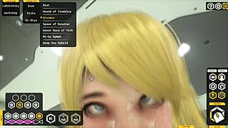 Deepthroat sucking leads to intense tit fucking game