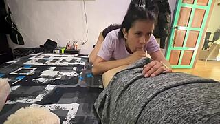 wanna see my stepsis get ripped clothes fucked hard almost caught creampie pov?