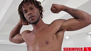 Oiled black babe bent over for interracial group monster cock riding and ass licking