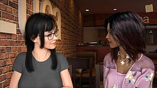 Amateur brunettes Robin and Kira take erotic big ass leap of faith together