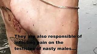 Male must worship pussy, ass, and balls under femdom gynarchy outdoors