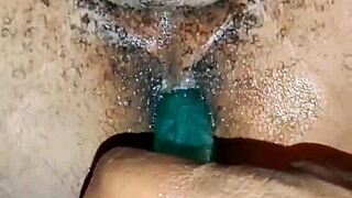 yuki stretches kuro's tight ass with toys prepping for big black cock anal