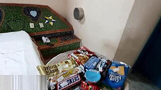 hot colombian milf delivers hotel room service ending in creampie fuck