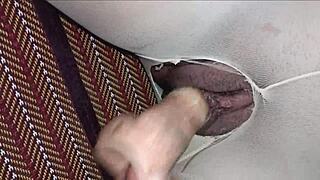 her dripping wetness lets that cock slide deep inside tight pussy