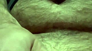 Solo guy masturbates foreskin balls jizz load straight camera
