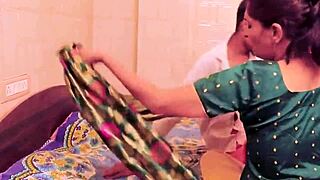 Mature Indian Bhabhi Seduces 18-Year-Old College Boy Stealing Her Virginity Gently