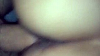 prostitute teen rides cock with ass winking closeup