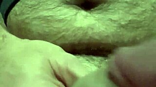 Solo guy masturbates foreskin balls jizz load straight camera