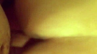 My girl's creamy pussy creampied doggystyle by big black cock