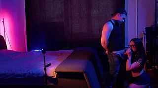 Perverted Boy Pisses on Slut's Tits Then Ass to Mouth Fucks Her Hard