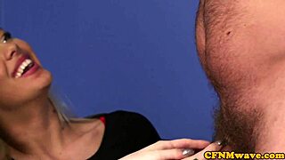 Classy British Femdoms In Skirts Tug CFNM Cumshot On Cub