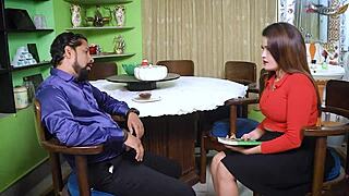 Desi Mallu Servant Fucks Boss Hardcore Alone at Home Full Interracial