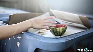 PERVERSE STRANGER CLEANES Petite HOMELESS TEEN Then FUCKS Her DOGGYSTYLE Rough!