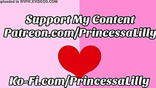 Princess Alilly's Femdom Massage Turns into Intense BDSM Roleplay Domination Spanking for Submissive Slave!
