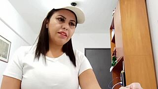 Sarah Rosa rides guy's back in sexy homemade vlog action!